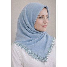 Gigi Giyim Kenarları Desenli Pul Detaylı Tek Renk El Işi Iğne Oyalı Yazma