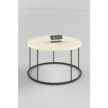 Sepetink Orta Sehpa Terra Lüx Krem