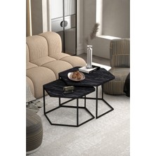 Sepetink Orta Sehpa Altıgen Ikili Lüx Bendir