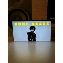 Gişe Arts Masa Lambası - Code Geass Adaptörlü Dekoratif & Hediyelik Lamba