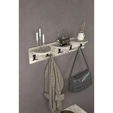 Sepetink Askılık Duvar Elbise Askılığı Portmanto 80 cm Efes