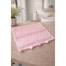 Onaltı Tekstil 30X50 cm Ponpon Detaylı Havlu 1 Adet
