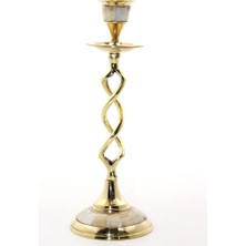 Die Grup Tekli Pirinç Sedefli Şamdan Model 2  DIETTTRS-76432