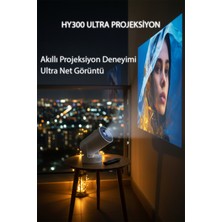 Tekvora Şarjlı Android Mini Projeksiyon | 720P Hd | Kablosuz Yansıtma | Taşınabilir Ev Sineması