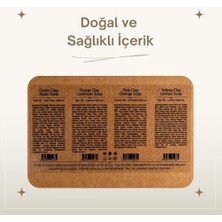 Kadın Kil Sabunu Seti 4X120 gr - Yağlı, Hassas ve Olgun Ciltler Için Doğal Kil Sabunları | Yüz, Vücut ve Saç Bakımı