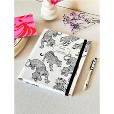 Gizli Spiralli Defter Sert Kapak 192 Sayfa 96 Yaprak 17X24 cm 90GR. Çizgili