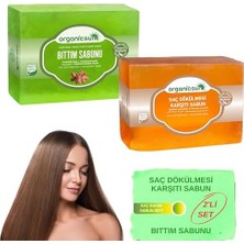 2'li Set Doğal Bıttım Sabunu ve Saç Dökülmesi Karşıtı Sabun Dökülme Karşıtı Sabun Seti