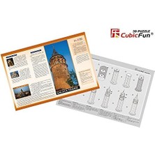 Cubicfun 3D 17 Parça Puzzle Galata Kulesi