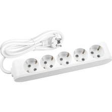 Multi Let Priz Topraklı Kablolu Çarpma Karşıtı 1 mt