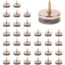 Mobilya Keçe Pedleri, 22MM Çapında Mobilya Ayak Pedleri, Kolay Montajlı Bacak Koruyucu, Ev, Ofis ve Restoranlar Için Zemin Koruma Pedleri