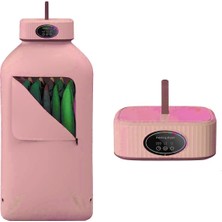 Robo Katlanır Çamaşır Kurutma Makinesi Pembe
