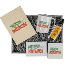 Limit Hayal Gücünüz Mottolu Hediye Kutusu - Yeni Yıl Hediye Kutusu