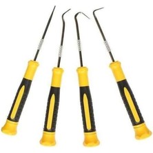 W 2690, Deliçi Biz Iğnesi ve Kanca Seti, 4 Parça, Siyah, Turuncu, Gri