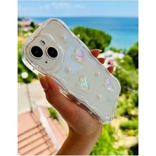 13 ve 14 ile Uyumlu 3D Oyuncaklı Inci Tasarımlı Esnek Silikon Kılıf