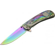 Marsilyan Balık Çakı YST5954RB Gökkuşağı 20 cm Manuel, Kemerlikli