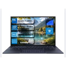 Asus Expertbook B9 OLED B9403CVAR-C73211TBB Intel® Core™ 7 Processor 150U 32 GB 2tb SSD Intel Graphic Windows 11 Pro 14" Wqxga+ 400NIT IPS (2880X1800) OLED Taşınabilir Bilgisayar WB9403CVARPP2139EX02