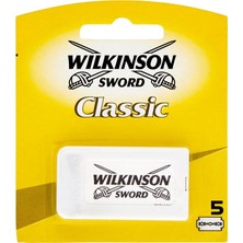 Sword Klasik 5'li Yaprak Tıraş Bıçağı Yedeği 5 Paket 5 Paket (5 x 0.400 G)