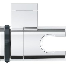 Duş Başlığı Tutucu, El Duşu Tutucu, Duş Başlığı Askısı, Hareketli, Ayarlanabilir, Quickglue S ile Montaj, Krom, 26183001