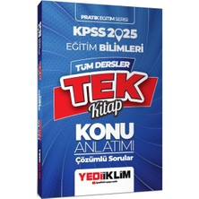 Yediiklim Kpss 2025 Pratik Eğitim Serisi Tüm Dersler Eğitim Bilimleri Tek Kitap Konu Anlatımı Soru Ilaveli