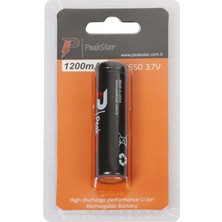 EkoAlışverişDünyam Orjinal 3.7 V 1200 Mah Şarj Edilebilir 18650 Turbo Model Li-Ion Şarjlı Pil