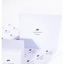 Güzel Günlerde Kullanın, Yazılı Sticker Seti, Kalpli, 525 Adet