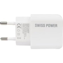 Power 3A Pd/qc Hızlı Şarj Başlık Çift Giriş Sws-C1 - Beyaz