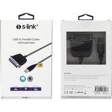 Swapp SW-U614 Siyah USB To Parallel (CN36M) Kablo