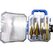 EkoAlışverişDünyam Çantalı 7 Parça Kademeli - Freze Matkap Ucu Seti