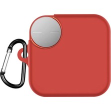 Cmf Buds Kılıf Askılı Mat Silikon Kırmızı [cmf Buds ile Uyumlu Kılıf - Kırmızı]