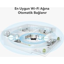 Wifi AX3S, Wi-Fi 6 AX3000 Gigabit Çift Bant Kablosuz Yönlendirici, 4 Adet Otomatik Uyarlanan Wan/lan Ge Portu, Wi-Fi Güçlendirici, HOMESEC™ Ağ Güvenliği, Siyah