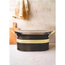 The Mia Galvin Ekmek Saklama Kabı Siyah