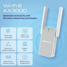Buddy 6 AX3000 Menzil Genişletici Wi-Fi Mesh Repeater Extender Access Point KN-3411