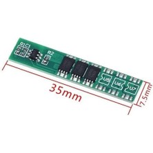 1s 4A 3.7V 18650 Li-Ion Lityum Pil Koruma Levhası 5A