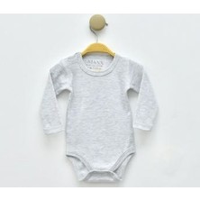 Lovemaxx 3001LV %100 Pamuklu Uzun Kollu Body (Zıbın) | 2–3–4 Yaş | Kız Erkek Bebek Unisex