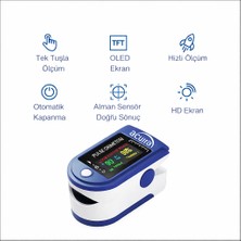 Acura Ac-60 Oksimetre OLED Ekranlı Nabız ve Oksijen Ölçer