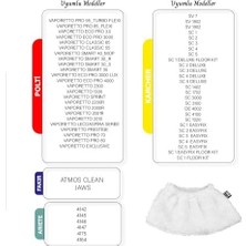 Nice Polti- Buharlı Temizleyici Uyumlu 25 Lastikli, 25 Büyük Düz Havlu Bez Seti 50'lu (Niceset M50)