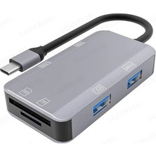 EkoAlışverişDünyam ZR785 6 In 1 NK-3049H Usb-C Multi-Function Çevirici