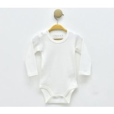 Lovemaxx 3001LV %100 Pamuklu Uzun Kollu Body (Zıbın) | 2–3–4 Yaş | Kız Erkek Bebek Unisex