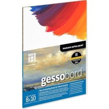 Art Müze Serisi Gessobord, Beyaz, 8X10