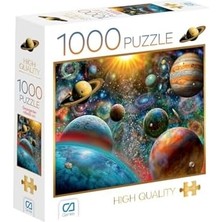 Gezegenler 1000 Parça 2,2mm Kalınlık 48X68CM Profesyonel Hobi Puzzle Yapboz Serisi