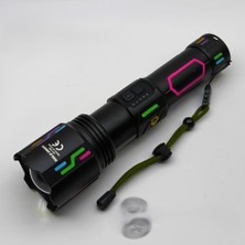 Gold Orion OR-G650 Ultra Güçlü Şarjlı El Feneri | 2 Km Menzil, Powerbank Özellikli, Zoomlu ve Özel Çantalı (200 Watt) Fener