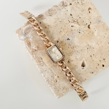 Vesce Atelier Zincir Kordon Gold Saat Gold