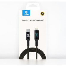 30W Usb‑c → Lightning Dijital Göstergeli Şarj & Data Kablosu, 1m