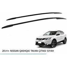 Nissan Qashqai 2014-2018 Tavan Çıtası Parlak Siyah