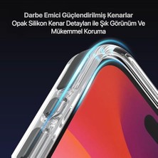 15 Pro Max Için Hybrid Serisi Arkası Kristal Şeffaf Polikarbonat Kenarları Silikon Kamera Lens Çerçevesi ve Tuşları Metal Yüksek Kalite Şeffaf Silikon Kılıf (Titanyum Gri, Dropcover)