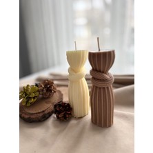 Serenity Sanat 2'li Düğüm Sütun Kokulu Mum