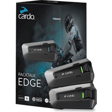 Cardo Packtalk Edge Duo Jbl Bluetooth ve Intercom (Ikili Paket)