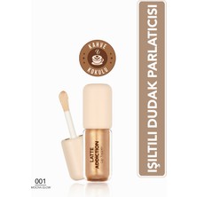 Flormar Latte Nemlendirici & Besleyici Etkili Kahveli Dudak Parlatıcısı - 001 Golden Mocha - 8682536100588