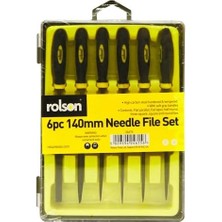 24615 Needle File Set, 140 mm - 6 Pieces