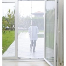 Mia Luas Mıknatıslı Kapı Sinekliği, Sinek Böcek Tutucu, Beyaz Tül Sineklik, Sivrisinek Ağı, Balkon Kapısı, Sürgülü Kapı, Teras Kapısı Için Mıknatıslı Perde 105 cm
